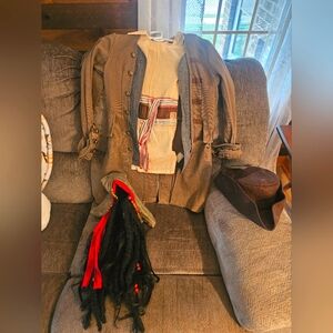 Captain Jack Sparrow Pirate Costume Size Large Kids